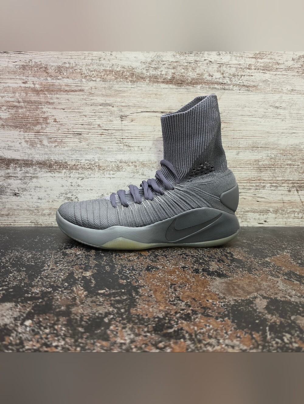 Mens Nike Hyperdunk Flyknit Basketball Shoes Sz 8 Used 843390 002